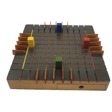 Imagem de Jogo Bloqueio Tabuleiro 20 Placas Até 4 Jogadores