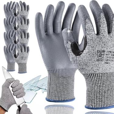 Imagem de 5 Luvas anticorte Manuseio de peças cortantes e Serviços de alta sensi