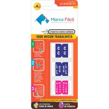 Imagem de Etiquetas Vade Mecum Trabalhista Curso Jurídico - Marca Fácil