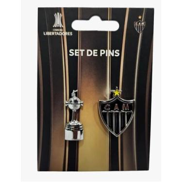 Imagem de Set 2 pins oficial conmebol atlético mineiro - MILLED BRASIL