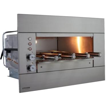 Imagem de Churrasqueira a Gás de Embutir para 4 Espetos GLP 127V Suprema Titan