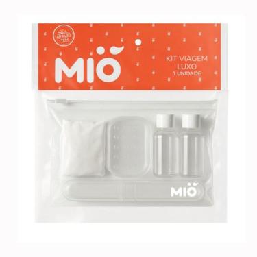 Imagem de Kit Viagem Luxo Mió 1 Porta Sabonete 1 Porta Escova de Dente Touca de 