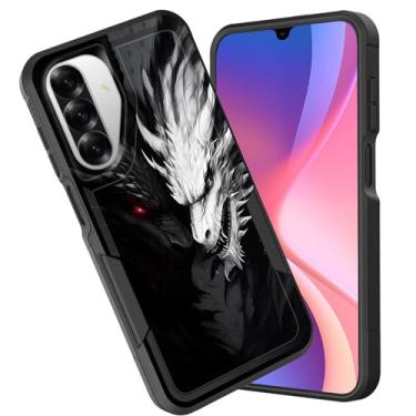 Imagem de CICPLKSE Capa para Galaxy A17 5G, camada dupla, híbrida, à prova de choque, rígida, policarbonato macio, TPU (poliuretano termoplástico), capa protetora para Samsung Galaxy A17 5G 6,7 polegadas 2025