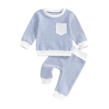 Imagem de Roupas ZAXARRA Baby Boy Waffle, moletom, pulôver, calça