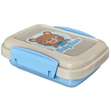 Imagem de Saboneteira de Plástico Infantil Baby Banho Com Tampa - Usual Utilidad