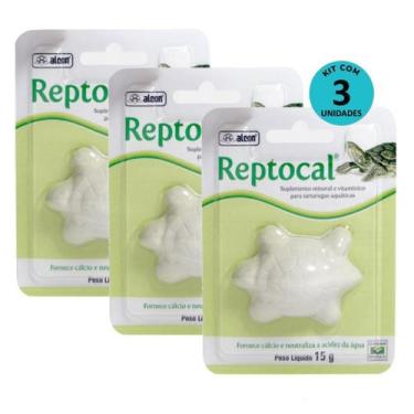 Imagem de Kit 3 Alcon Reptocal 15g