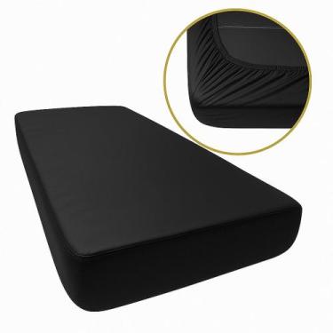 Imagem de Capa colchão Casal Lençol hospitalar impermeável pvc protetor colchone