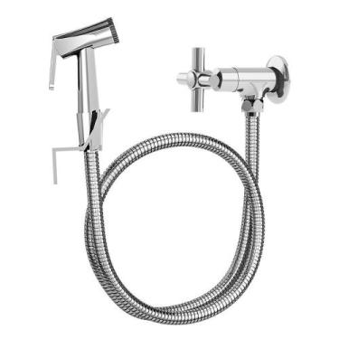 Imagem de Ducha Higiênica 100% Metal 1/4 De Volta C31 Gatilho Metal - REAL, Crom
