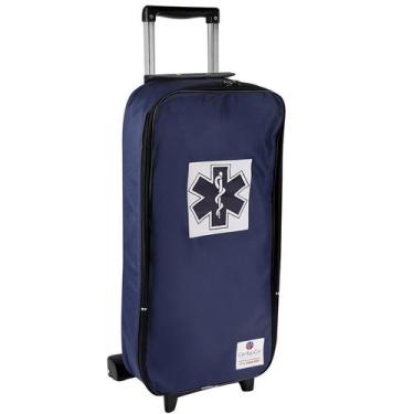 Imagem de Bolsa com Rodinhas para Cilindro 3 Litros Marinho - Centercor Hospital