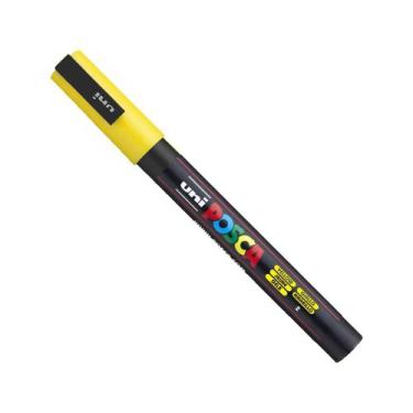 Imagem de Caneta Posca PC-3M UniBall Unidade, Amarelo