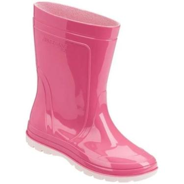 Imagem de Bota de Borracha Galocha Infantil Impermeavel Grendene, Rosa, 23/24