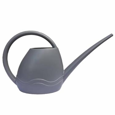 Imagem de Regador Urban West Garden 3.5 L - Bico Longo Direcionável para Vasos Suspensos e Canteiros - Plástico Resistente com Capacidade Ideal para Jardinagem Doméstica(Cinza)