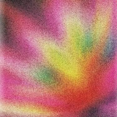 Imagem de Quadro Decorativo Colorido com Estampa de Papel e Arco-Íris para Sala Quarto Escritório 30x30cm