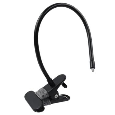 Imagem de Chinflly Suporte de clipe flexível para câmeras Ring, Blink, Eufy, Google Nest, Wyze e Arlo para ambientes internos e externos, braço pescoço de ganso de 40 cm, ajuste flexível, braçadeira forte