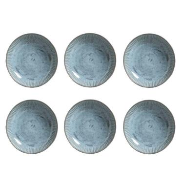 Imagem de Conjunto Pratos Fundos 06 Peças Linhas Breeze Porto Brasil
