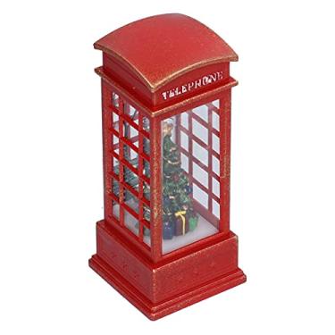 Imagem de ZJchao Lanterna de Globo de Neve de Natal, Luz Noturna de Mesa Decorativa Alimentada por Bateria Com Iluminação Quente, para Decoração de Casa de Férias Pingente de árvore de Natal (Árvore)