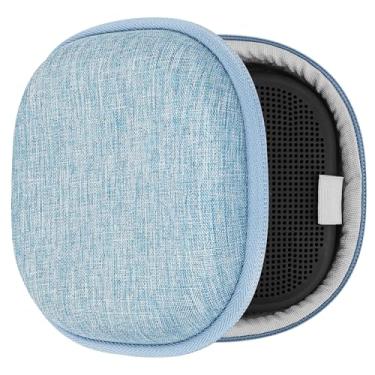 Imagem de Geekria Capa protetora para alto-falante compatível com Bose SoundLink Micro II, capa rígida de substituição, portátil, bolsa de transporte de viagem com armazenamento de cabos, gancho para chaveiro