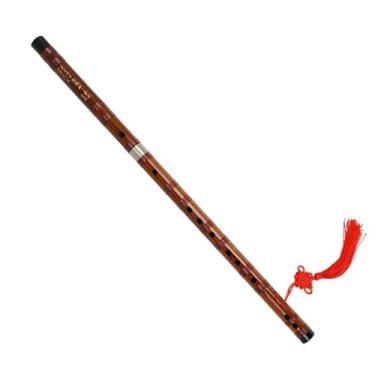 Imagem de Flauta de bambu de madeira para iniciantes adequada para praticar instrumentos tradicionais