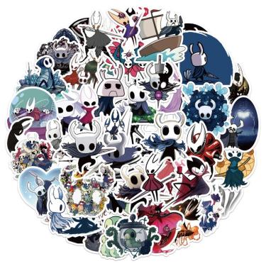 Imagem de Adesivos Hollows Knights Anime, pacote de 50 unidades, 5 a 8 cm, decorativos