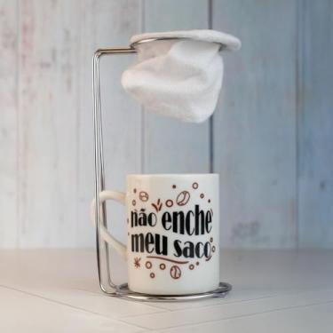 Imagem de Caneca Coffee Time com Suporte e Coador