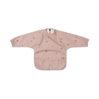 Imagem de Babador Impermeável De Manga Longa Para Crianças Com Bolso, Avental De