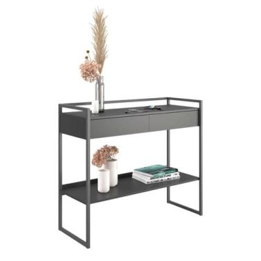 Imagem de Aparador Buffet Sala Recepção 2 Gavetas Home Decor Cantinho do Café pa