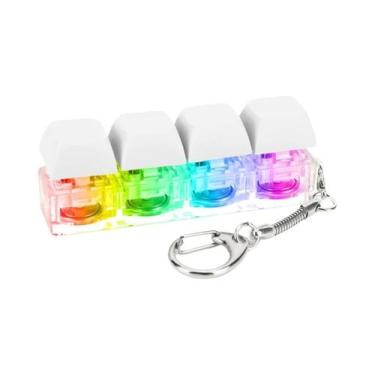 Imagem de Chaveiro Fidget Adulto Com Teclas De 4 Botões, Brinquedo Clicker Para 