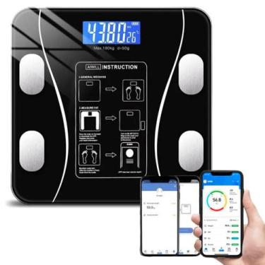 Imagem de Balança De Bioimpedância Digital App De Gordura Corporal - KNIMP