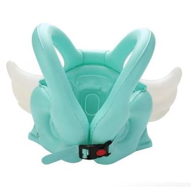 Imagem de Boia Infantil Inflável Piscina Segura Reforçada Alça Férias Criança Ve