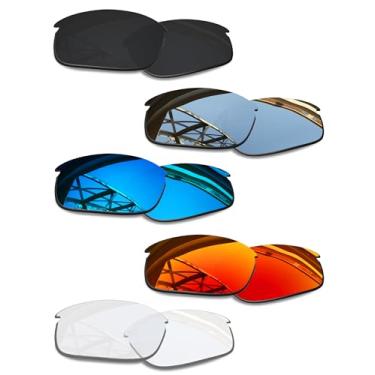 Imagem de SmartVLT Conjunto de 5 lentes de reposição masculinas para óculos de sol Oakley Bottle Rocket pacote com S01