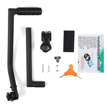 Imagem de Grip Handle Extension Universal Fit para Cortador de Capim Pesado Corda com Suporte Fixação Eixo Cuidado do Gramado e Pa