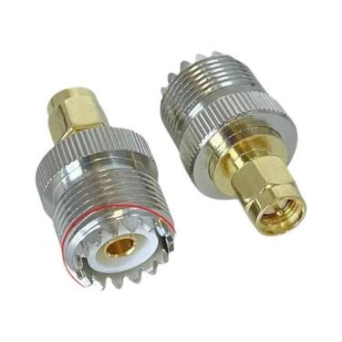 Imagem de Adaptador Coaxial UHF SO239 Para SMA Macho/Fêmea PL259 Conector RF De 
