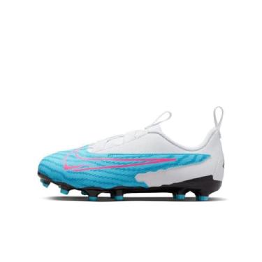 Imagem de NIKE Tênis masculino Jr Phantom Gx Academy Fg/Mg, Azul laser branco báltico, 3 UK