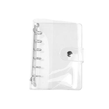 Imagem de 1Unidade Pasta com Clips de PVC Transparente Caderno Solto Folha Anel R Agenda Diário Substituição Papéis DIY Materiais