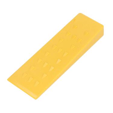 Imagem de aqxreight Cunha de Corte 10 Polegadas de Plástico ABS para Corte de Madeira, de árvores, Motosserra, Ferramentas de Suprimentos, Laranja, a Vida é e Colorida, a Força é a Cunha de para Alta (Amarelo)