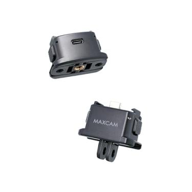 Imagem de MAXCAM Para DJI Pocket 3 Base de carregamento de liberação rápida multifuncional design compacto leve com orifício de parafuso de 0,6 cm para carregar durante a filmagem