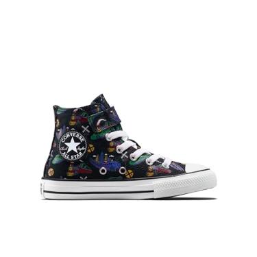 Imagem de Converse Tênis masculino Chuck Taylor All Star 1v, Preto/Azul/Branco, 13 Little Kid