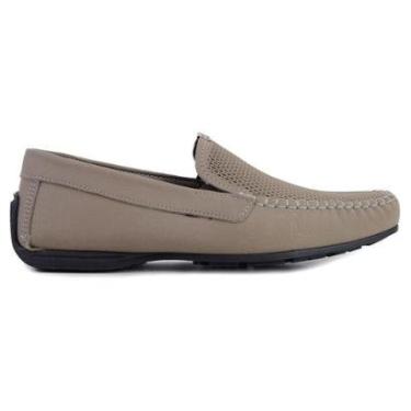 Imagem de Sapato Masculino Pegada Mocassim Couro Cinza - 1407-Masculino