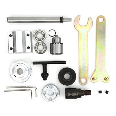Imagem de Conjunto de eixo sem motor JTO Mesa de corte para carpintaria DIY Broca Acessório Broca Mandril com luva de eixo M10 para projetos de marcenaria e metalurgia