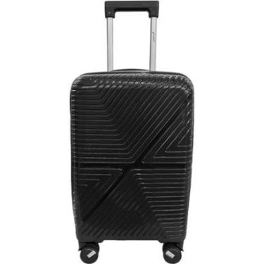 Imagem de Mala de Viagem Bordo Porte Pequeno Rodas 360° Polipropileno Resistente Cadeado com Segredo Cruzeiro-Unissex