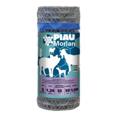 Imagem de Tela Morlan Piau Mangueirão 50m Fio 18 Metálica para Cercamento