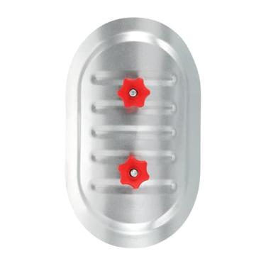 Imagem de PATIKIL Porta de acesso de duto redondo de 25,4 cm, porta de acesso de manutenção de dutos, tampa de canalização de aço galvanizado com botões ajustáveis de junta de borracha para inspeção de dutos