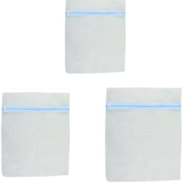 Imagem de Kit com 3 Bolsas para Lavar Roupas com Zíper, Poliéster, Secagem Rápida, Tamanhos 30x40cm, 40x50cm, 50x60cm