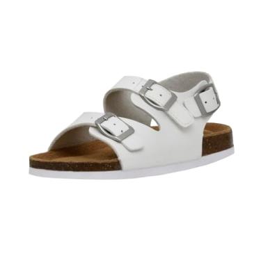 Imagem de Sandália Infantil Clisionaire Liana JR com Palmilha de cortiça + Conforto, White Matt, 13 Big Kid