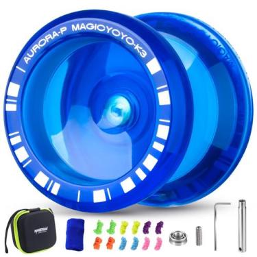 Imagem de YoYo MAGICYOYO Crystal K3 Aurora-p para avançados com acessórios