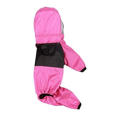 Imagem de Generic Capa de Chuva para Cachorro de Estimação, Chapéu Transparente, Cores Brilhantes, Design de Punho Elástico para Segurança Em Rosa, Vermelho/verde, Tamanho XS-4XL, Suprimentos para Animais de