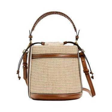 Imagem de Bolsa De Palha De Verão Feminina, Bolsa De Designer Com Painéis Trança