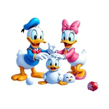 Imagem de Pintura Em Diamante DIY Para Iniciantes Adultos Do Pato Donald Casa De