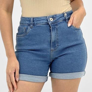 Imagem de Bermuda Malwee Jeans Boyfriend Feminina-Feminino