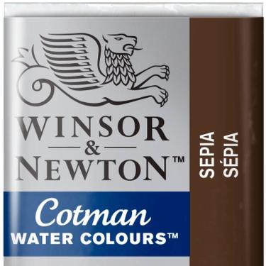 Imagem de Aquarela Em Pastilha Cotman Winsor E Newton Avulso Sepia 0301609